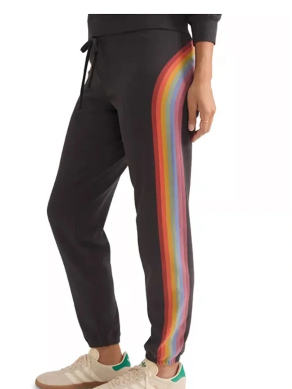 Marine Layer Anytime Rainbow Striped Sweatpants - Picture 1 of 6
